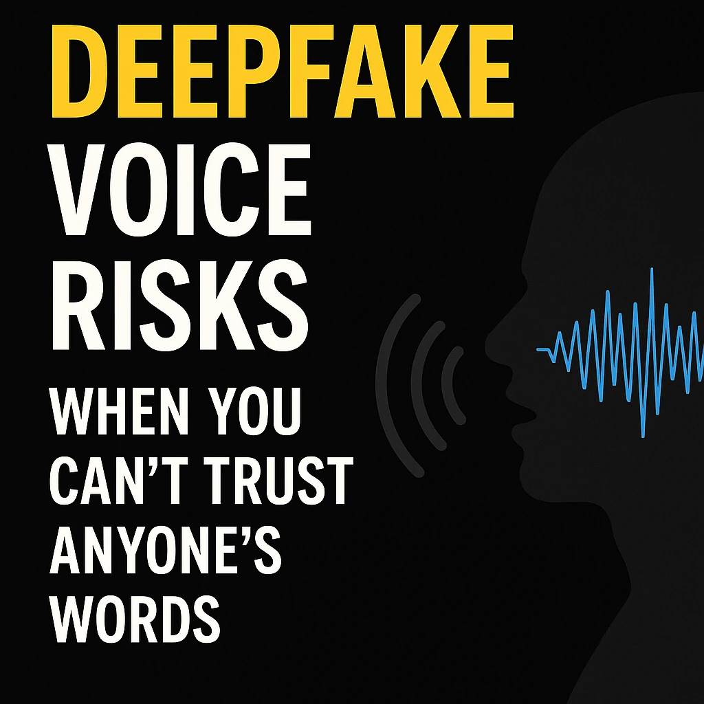 A conceptual image illustrating the dangers of AI-generated misinformation